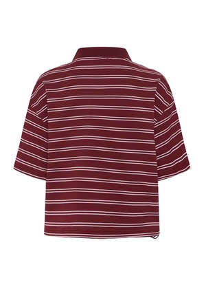 Pilova polo tee Cabernet Striped Gestuz 